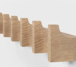 Kristina Dam Studio Column coat rack 49 cm, Light-oiled oak Beige Hot