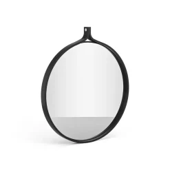 Swedese Comma Mirror round Ø52 cm, Ash oiled Black Outlet