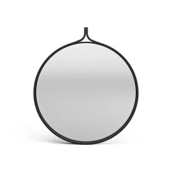 Swedese Comma Mirror round Ø52 cm, Ash oiled Black Outlet