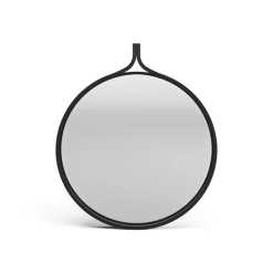 Swedese Comma Mirror round Ø40 cm, Ash oiled Black Discount