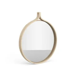 Swedese Comma Mirror round Ø40 cm, Ash lackered Beige Discount