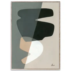 Paper Collective Composition 02 poster, 50x70 cm Grey Hot