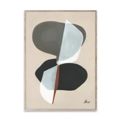 Paper Collective Composition 01 poster, 30x40 cm Grey