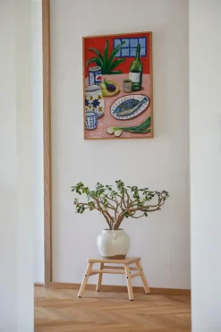 Paper Collective Composition with Fish poster, 70x100 cm Multi New