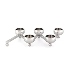 KLONG Constella candle sticks small, aluminum Silver-coloured Outlet