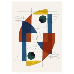 Paper Collective Constructions 02 poster, 50x70 cm Multi Outlet
