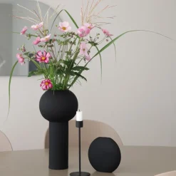 Cooee Design Cooee candle holder 21 cm, Black Outlet