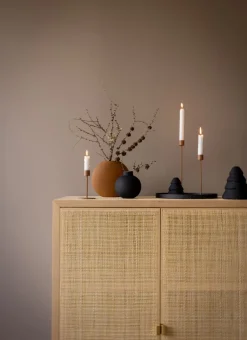 Cooee Design Cooee candle holder 29 cm, Coconut Brown Sale