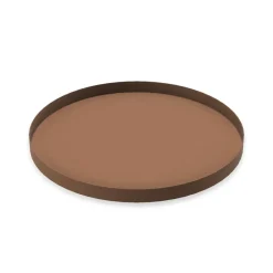 Cooee Design Cooee tray 30 cm round, coconut Brown Clearance