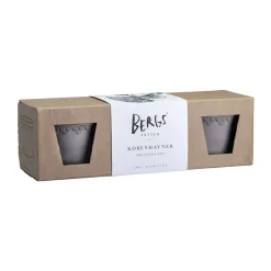 Bergs Potter Copenhagen pot Ø10 cm 3-pack, Grey New