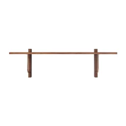 Audo Copenhagen Corbel shelf 100x30cm, Dark stained oak Brown Outlet
