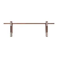 Audo Copenhagen Corbel shelf 100x30cm, Dark stained oak Brown Outlet