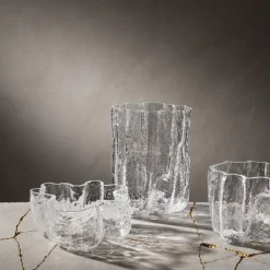 Kosta Boda Crackle vase 27 cm, clear Transparent Sale