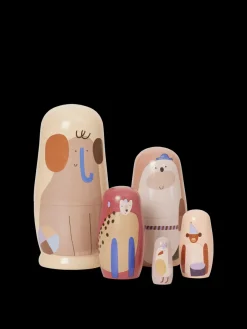 Ferm Living Critter dolls Ø6.4x14 cm, Multi Best