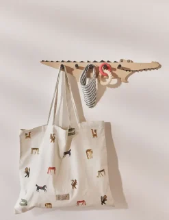 OYOY Crocodile coat hanger, Nature Beige Clearance