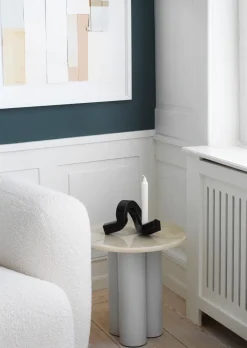 Normann Copenhagen Crooked candle holder 1, Bronze Black New