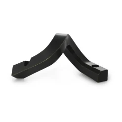 Normann Copenhagen Crooked candle holder 2, Bronze Black Clearance