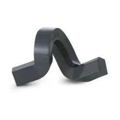 Normann Copenhagen Crooked candle holder 1, Grey Discount