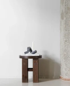 Normann Copenhagen Crooked candle holder 1, Grey Discount