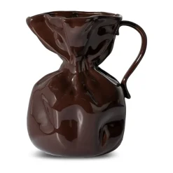 Byon Crumple vase, Brown