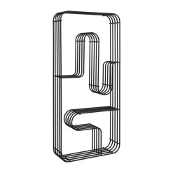 AYTM Curva wall shelf rectangular, Black Discount