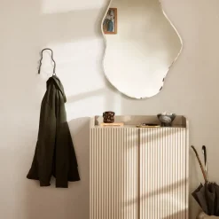 Ferm Living Curvature hook double, brass Black Sale