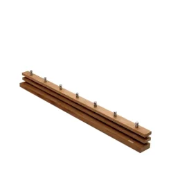 Fritz Hansen Cutter coat rack, Teak, 7 knobs Brown Discount