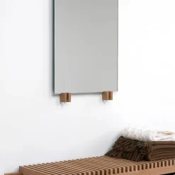 Fritz Hansen Cutter mirror, Oak Beige New