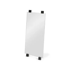 Fritz Hansen Cutter mirror, Oak -stained Black