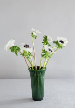 Bergs Potter Daisy vase glazed Ø12 cm, Green Sale