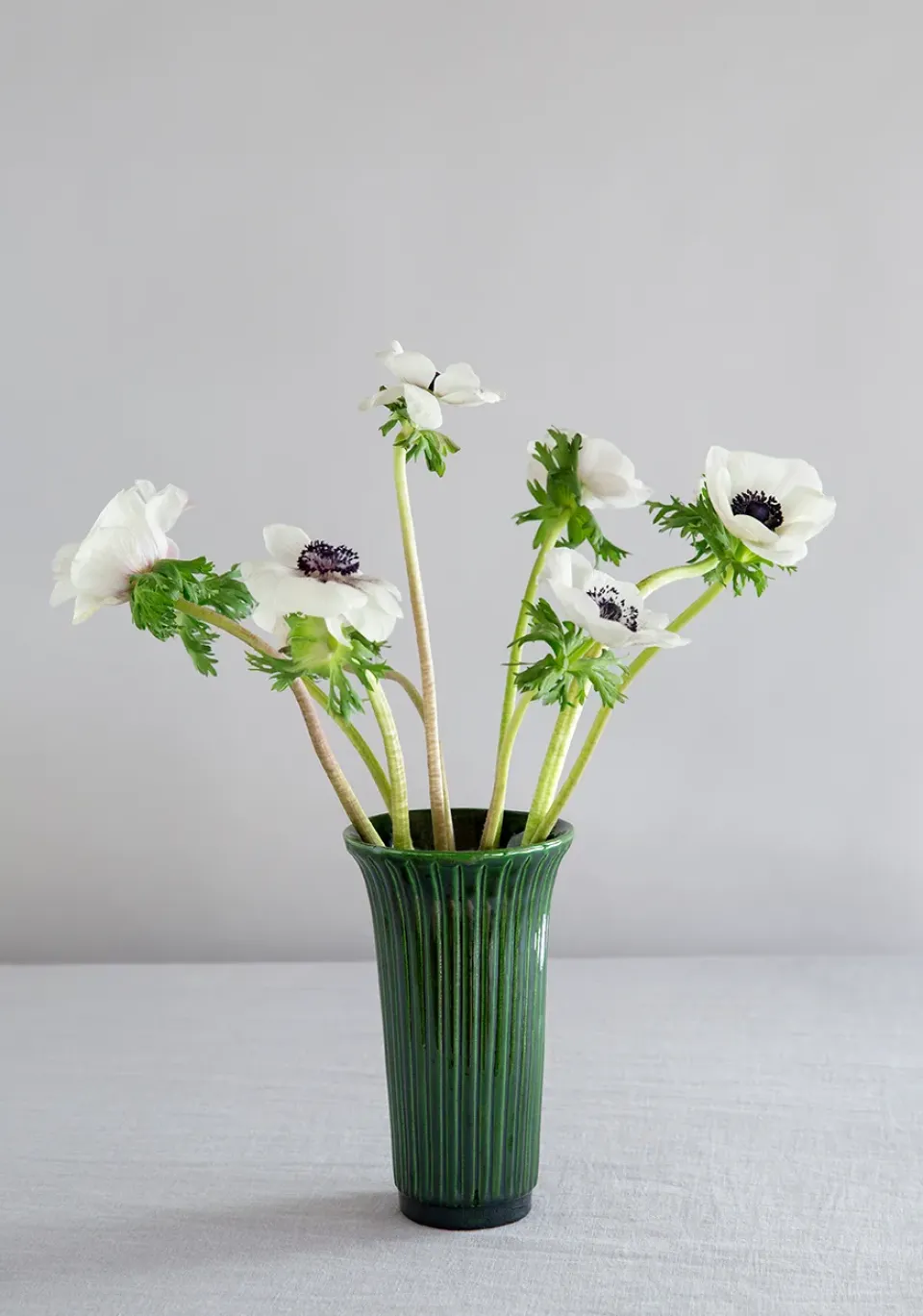 Bergs Potter Daisy vase glazed Ø12 cm, Green Sale