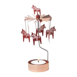 Pluto Design Dala horse angel chimes, Copper- Red Online