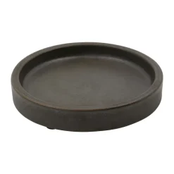 Meraki Datura soap dish Ø12.5 cm, Dark gray Grey Best