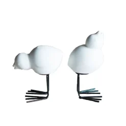 DBKD Swedish Birds Easter decoration 2-pack, White Discount