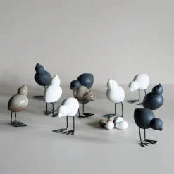 DBKD Swedish Birds Easter decoration 2-pack, White Discount