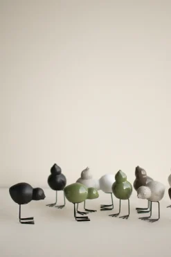 DBKD Swedish Birds Easter decoration 2-pack, Shiny Green New