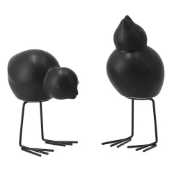 DBKD Swedish Birds Easter decoration 2-pack, Black Clearance