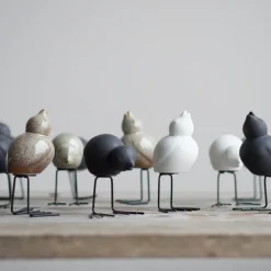 DBKD Swedish Birds Easter decoration 2-pack, Black Clearance