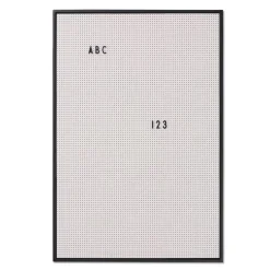 Design Letters letter board A2, grey Black