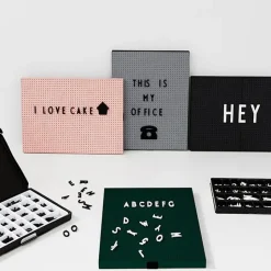 Design Letters letter board A4, dark Grey Clearance