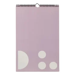 Design Letters monthly calendar, Lavender Purple Clearance