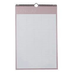 Design Letters monthly calendar, Lavender Purple Clearance