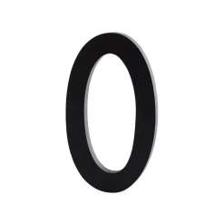 Design Letters numbers aluminum 50 mm, 0 Black Outlet