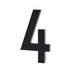 Design Letters numbers aluminum 50 mm, 4 Black Sale