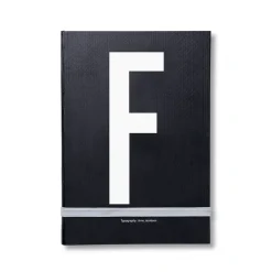 Design Letters personal notebook, F Black