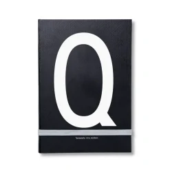 Design Letters personal notebook, Q Black Online