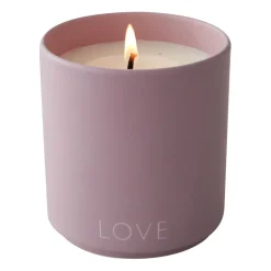 Design Letters scented cande Ø8 cm, Love-lavender Purple Online