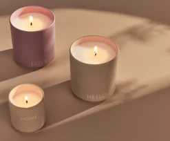Design Letters scented cande Ø8 cm, Love-lavender Purple Online