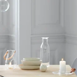 Holmegaard Design with light block candle stick, 17 cm Transparent Online