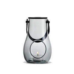 Holmegaard Design with Light candle holder smoke, 16 cm Grey Clearance
